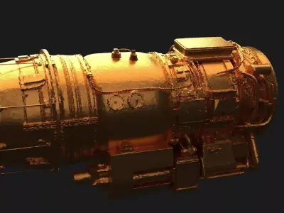 Jet engine   3D model