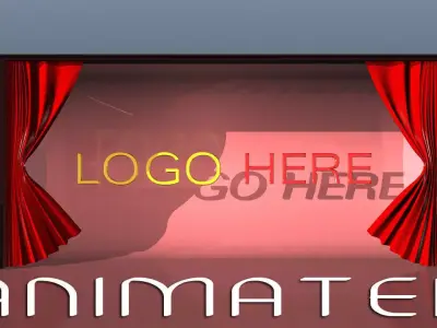 CURTAIN ANIMATED 3D model