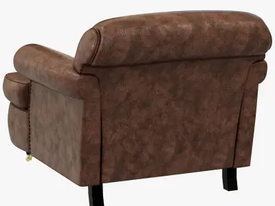 Baxter CHARLOTTE LONGE ARMCHAIR 3D model