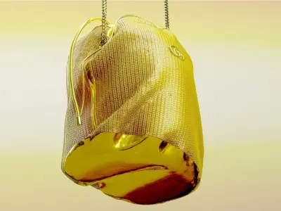 Woman Handbag GUCCI Low-poly 3D model