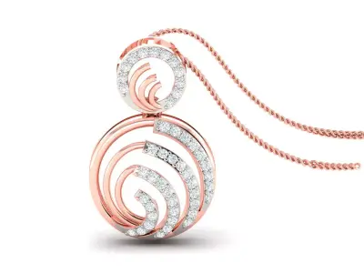 Pendant Earrings combo - 0076 3D print model