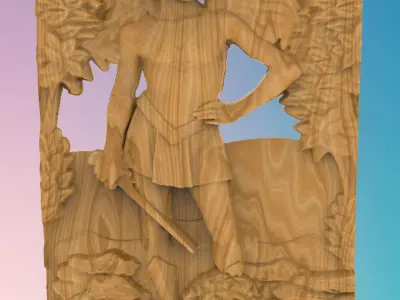 Greek panel 3D MODEL STL FILE FOR CNC ROUTER LASER 3D print model