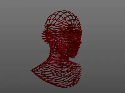 Vortex Pearl Statue Sculpture 3D print model