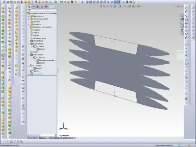 catamaran boat with stripes Free 3D model