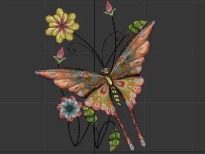 wall decor 3D model 6