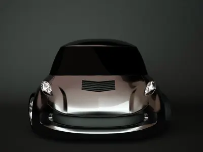 AAA Corvette Inspired RC Car Body 3D print model