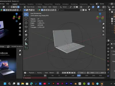 laptop HP Zbook 15v g5 pro 3D print model