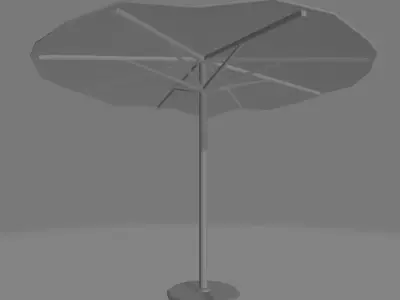 Umbrella Free low-poly 3D model purchase