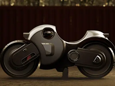 Concept Bike Motorcycle 3D model