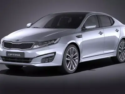 Kia Optima Sport Package 2015 VRAY 3D model