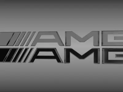 AMG logo set 3D model