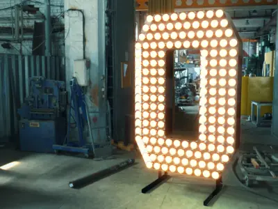 Times Square New Years Eve Numerals 3D model