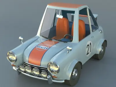 Toon Gulf Racer 3D model
