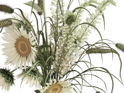 Flower In Vase 119 3D model