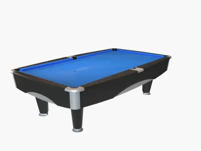 Brunswick Metro Pool Table Low-poly 3D model