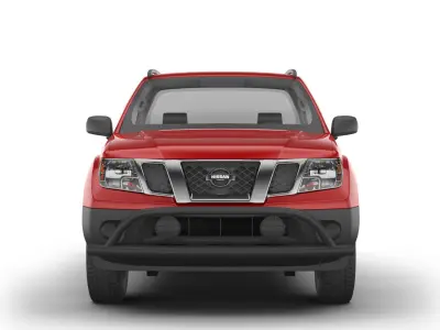 Nissan frontier 2018 Low-poly 3D model