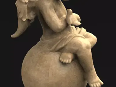 Angel Boy 2 3D Model 3D print model