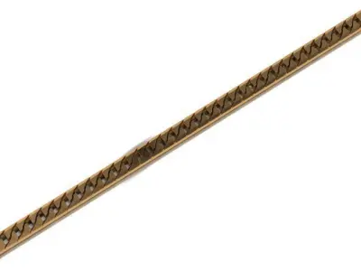 Eslabon para cadenas cubana martillada chain link 0522001 3D print model