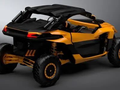 MANSORY Xerocole Buggy 3D Model HQ Detail Low-poly 3D model