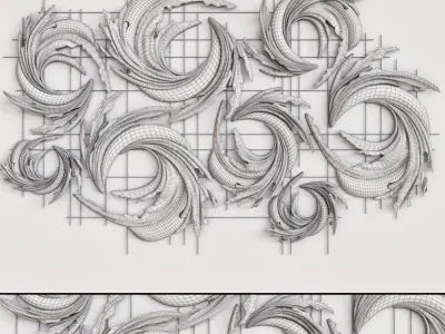 wall decor 105 3D model