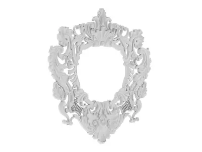 Cartouche Ornament 002 3D model