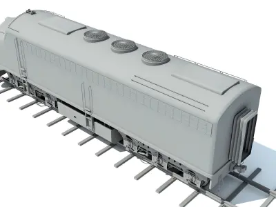 Train Locomotive Models 3D model
