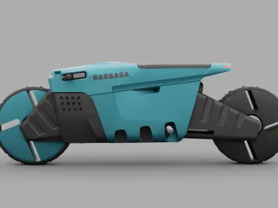 E-BIKE 2 RIGGED 3D model