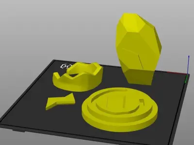 TROFEO RAYO MARIO KART 7 3D print model