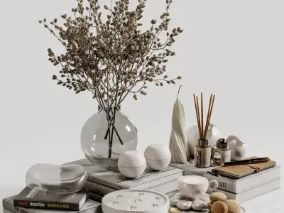 decorative set 127 3D model purchase