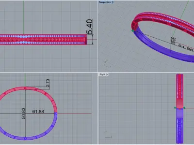 Bracelet 15075 3D print model