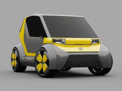 City Car Mini  3D model