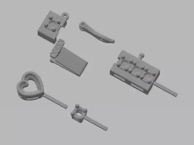 Bracelet 3D Model Jewelry CAD  Casting Ready 3D print model