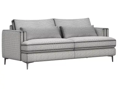 Sumner Sofa 216 By Arhaus 3D model