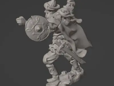 Muslim Combat 3D print model