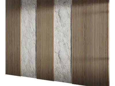 3d Wall Panel 1 Headboard 3D model