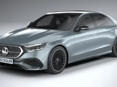 Mercedes-Benz E-class AMG Line 2024 3D model