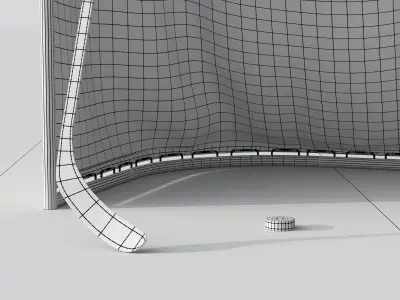 Hockey Gates 3D model