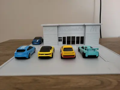 McDonalds diorama 1 64  3D print model
