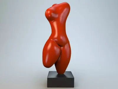 Sculpture The Model P 3D print model