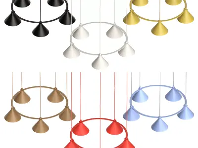 Zero Lumo Circle Pendant Light 3D Model Collection