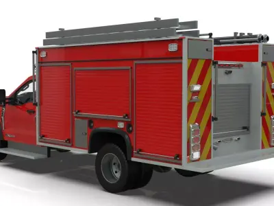 2024 F-600 FIRE TRUCK 3D model
