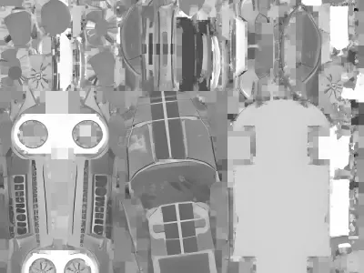 3d car model Low-poly 3D model