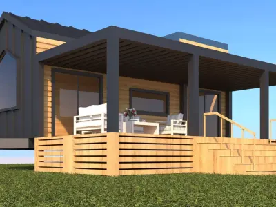 Tiny House 3D model buy