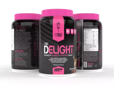 FitMiss Delight Protein Powder 3D model
