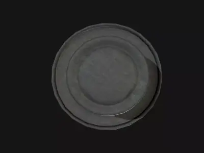 Top Hat Game-Ready 3D Model Low-poly 3D model