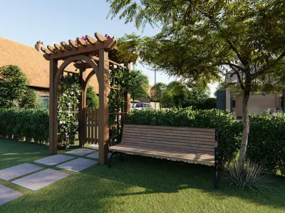 PERGOLA 3D model buy