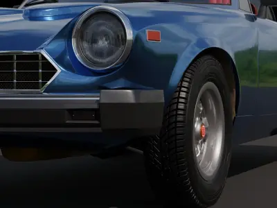 Fiat 124 Sport Spider   3D model