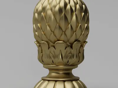 Ornamental Finial 3D model