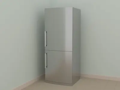 refrigerator cooler electronic kitchen architec decoration Free 3D model