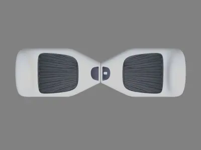 Electric Unicycle Scooter - SCOOTER ELECTRICO - low poly  Low-poly 3D model